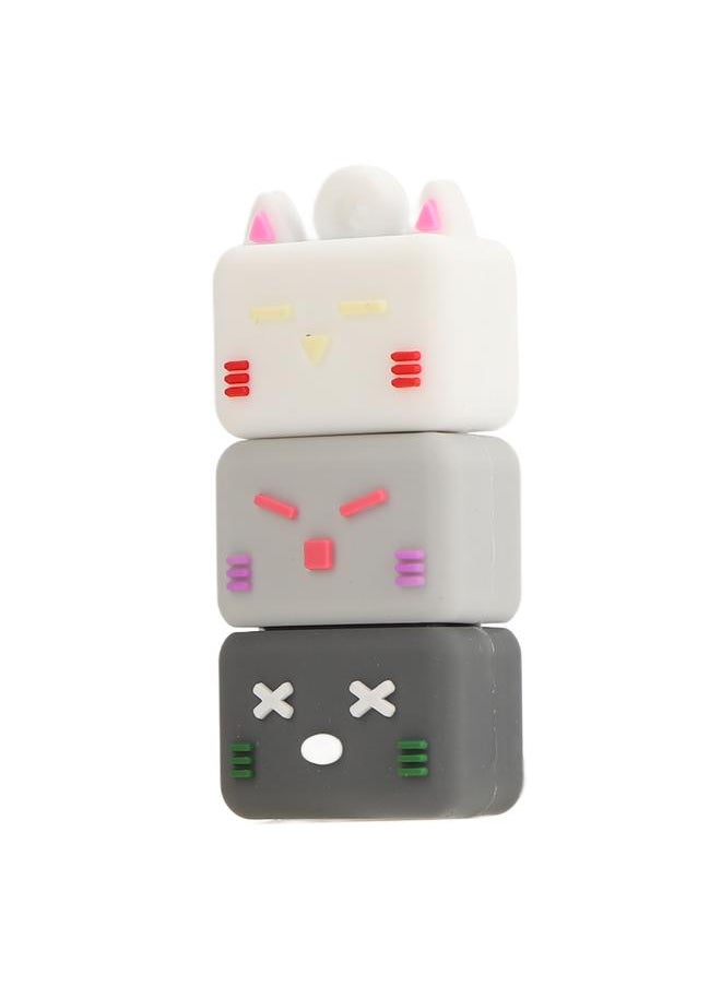 Thoraya PVC soft glue USB flash drive cute cartoon USB flash drive stacking cat USB flash drive gift USB flash drive 128G  - Image 3