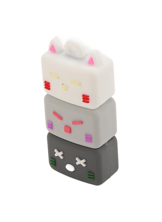 Thoraya PVC soft glue USB flash drive cute cartoon USB flash drive stacking cat USB flash drive gift USB flash drive 128G  - Image 5