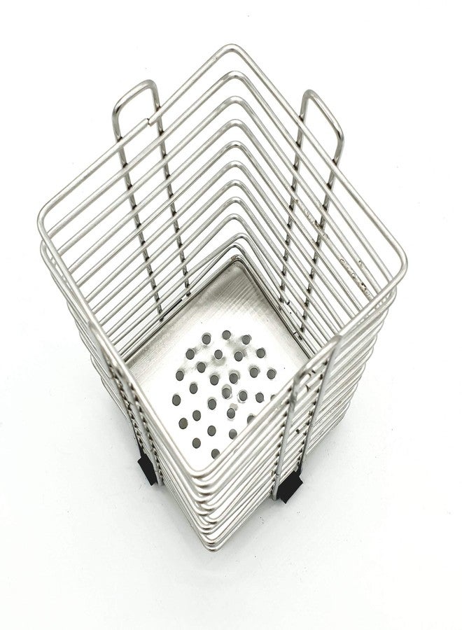 Maskey Premium SS Sturdy Square Shaped Multiuse Multipurpose Spoon / Cutlery / Stationary Holder / Case / Stand - Image 4