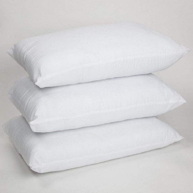 Booming Pillow BOOMING PILLOW Polyester Fibre Beautiful Sleeping Pillow Pack of 3White 50x64  - Image 1