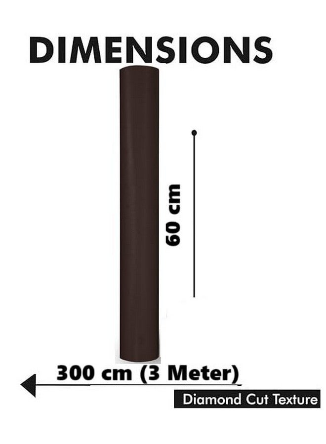 KayJen (60 Cmx3 M) Food Grade Eva Useful And Multipurpose Solid Anti Slip Mat/Sheet For Fridge, Kitchen, Drawer, Shelf Liner, Table(Pattern: Diamond Texture,Coffee Brown)Ethylene Vinyl Acetate (Eva) - Image 2