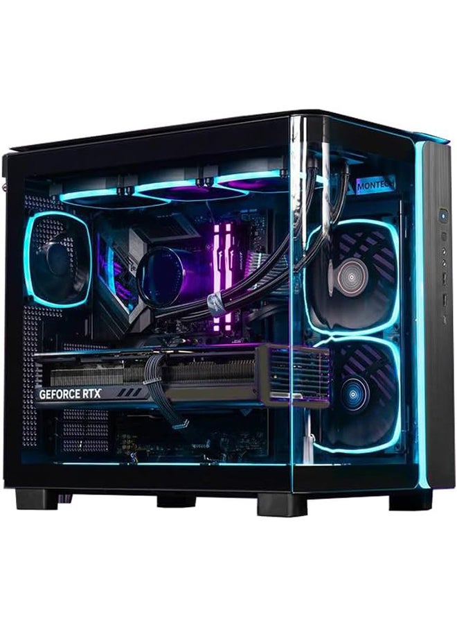 NANOTECH - كمبيوتر Nanotech King 95 Pro للألعاب - Intel Core i7-14700K، RTX 4090 24GB، 64GB (2 * 32) 6000 Mhz DDR5 Ram، 2 تيرابايت 990 PRO SSD، 1000W Gold PSU، 360 AIO Cooler، W11 Pro (Intel Core i7-14700K، آر تي إكس 4090) - Image 1