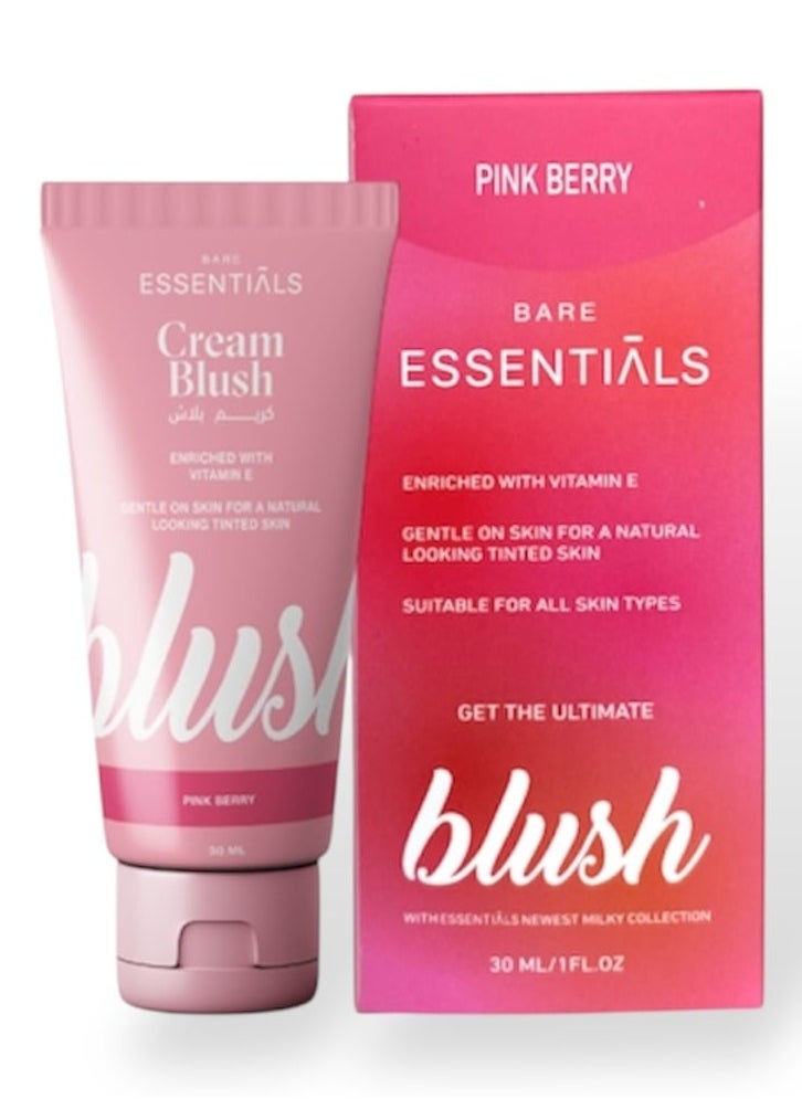 ESSENTIALS Milky Cream Blush Enriched With Vitamin E Shade 4  - Image 1