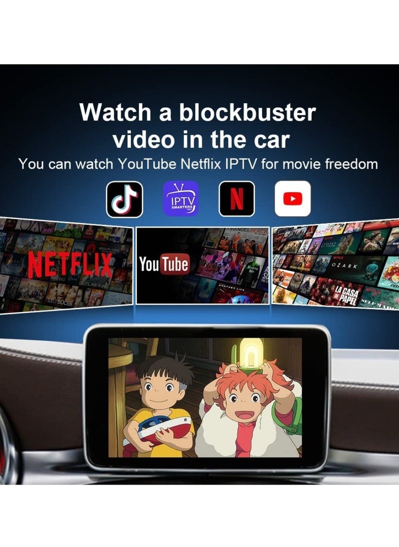 Carlinkit - 2023 Carlinkit Ai Box Newest Model With Android 13 Wireless CarPlay Android Auto 3 in 1 4+64GB Adapter Support Netflix Youtube Disney HBO Max Tik Tok 4G LTE Built-in Google Play  GPS - Image 1