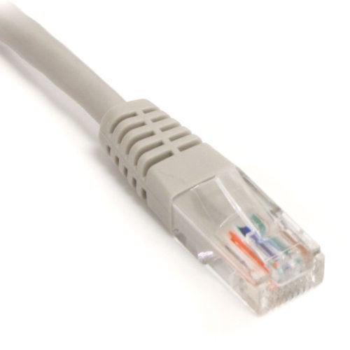 StarTech.com 35 ft Cat5e Patch Cable with Molded RJ45 Connectors - Gray - Cat5e Ethernet Patch Cable - 35ft UTP Cat 5e Patch Cord (M45PATCH35GR) - Image 2