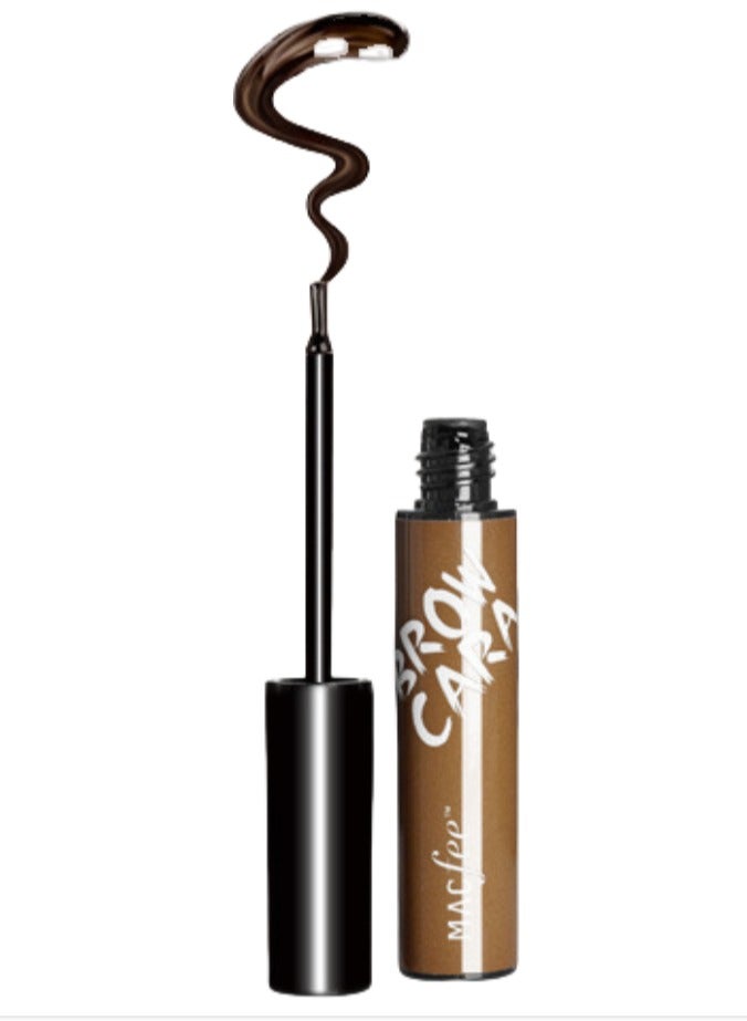 MACFEE Eyebrow Gel Peel Off - Brow Tattoo with Eyebrow Stencils, Long-Lasting & Waterproof Brow Gel for Women Create Fuller & Defined Brows Makeup - Image 1
