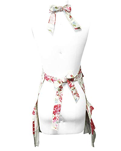 Wrapables Mother and Daughter Ruffles and Roses Apron for Baking, Cooking & Crafts, Adult - Image 3