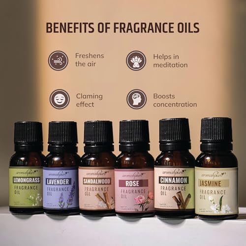 Aromahpure Fragrance Oil - Floral Series | 60 ml | Set of 6| Aroma Oil for Home Fragrance | Best for Aromatherapy | Used in Diffusers, Candles, Air Fresheners, Soaps. - Image 5