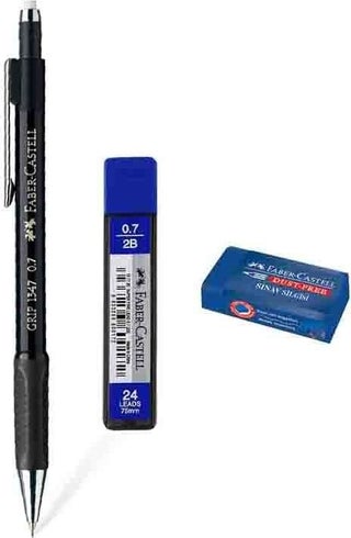 Faber Castell School Set 1347 0.7 mm Black Pencil + Eraser + Nib - pzsku/Z7D16227015E7EC1F3C82Z/45/_/1729199579/c2347678-7ad1-4e86-913f-a17bb123c461