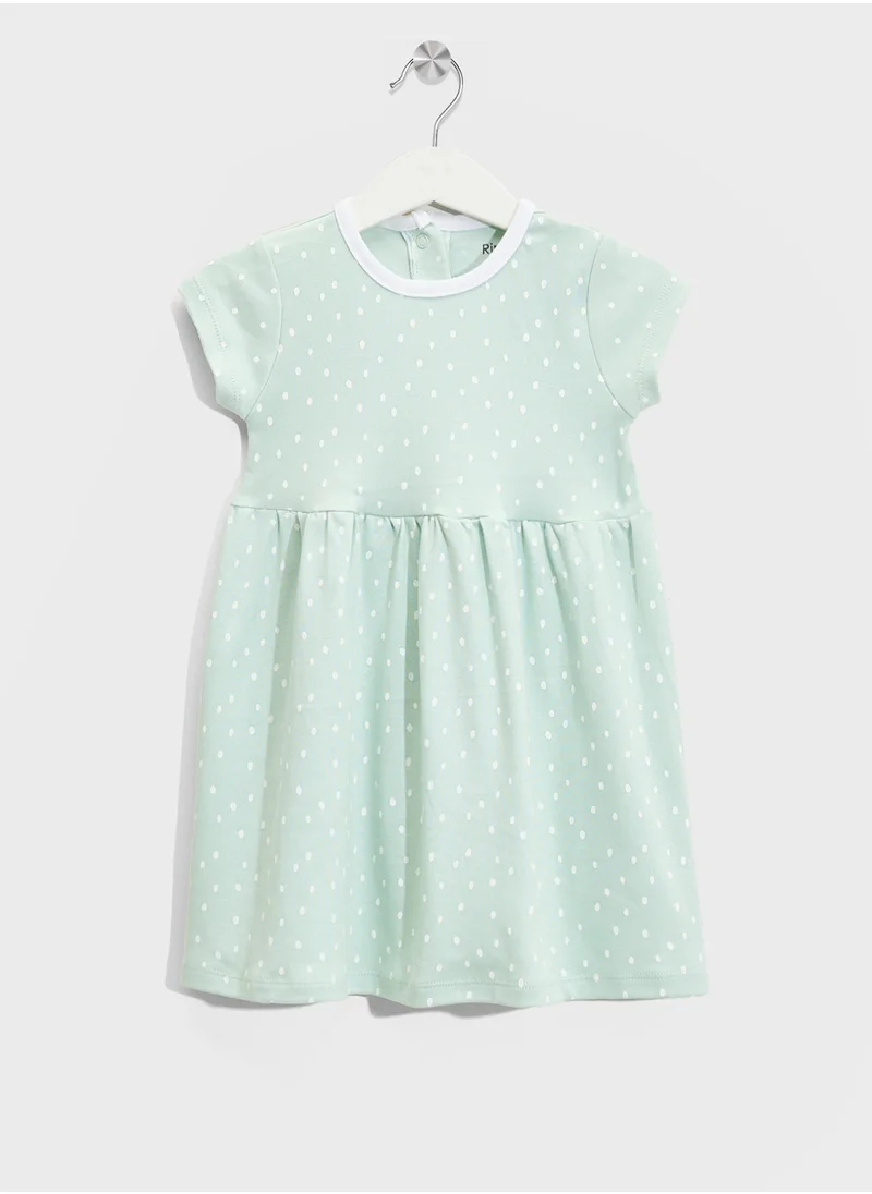 ريبلز مع نمشي Girls Cotton Dress