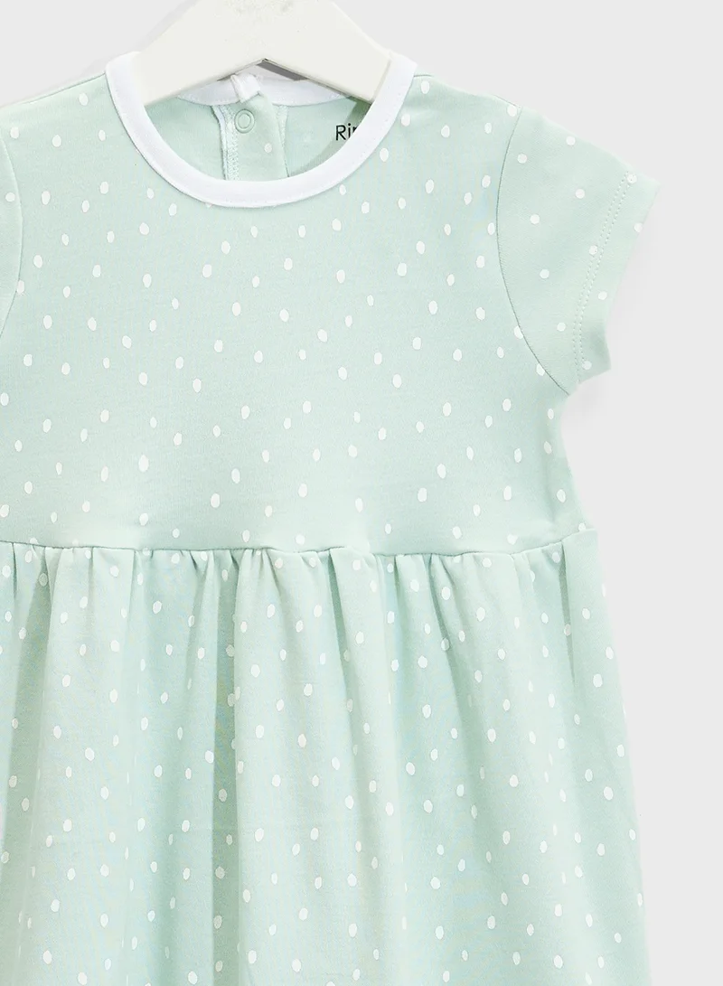 Ripples Polka Dot Dress