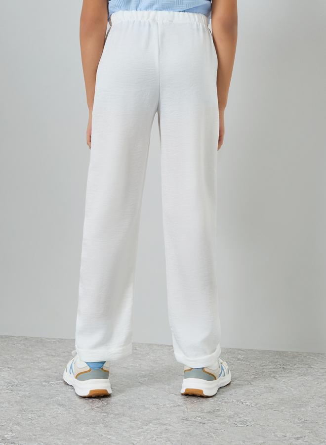 ستايلي بنطال أطفال أوف وايت قصة مريحة - Image 4