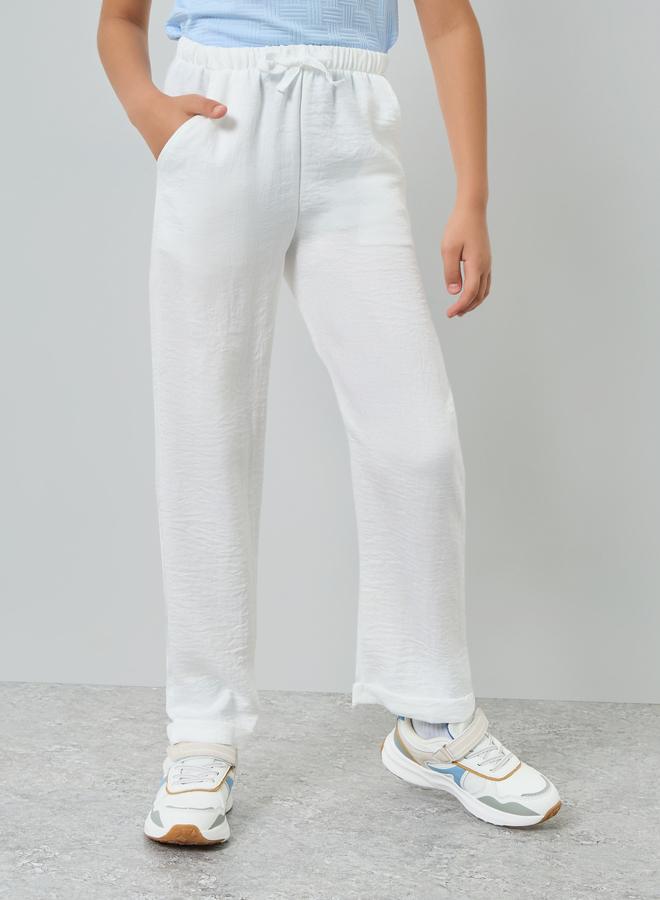 ستايلي بنطال أطفال أوف وايت قصة مريحة - Image 1