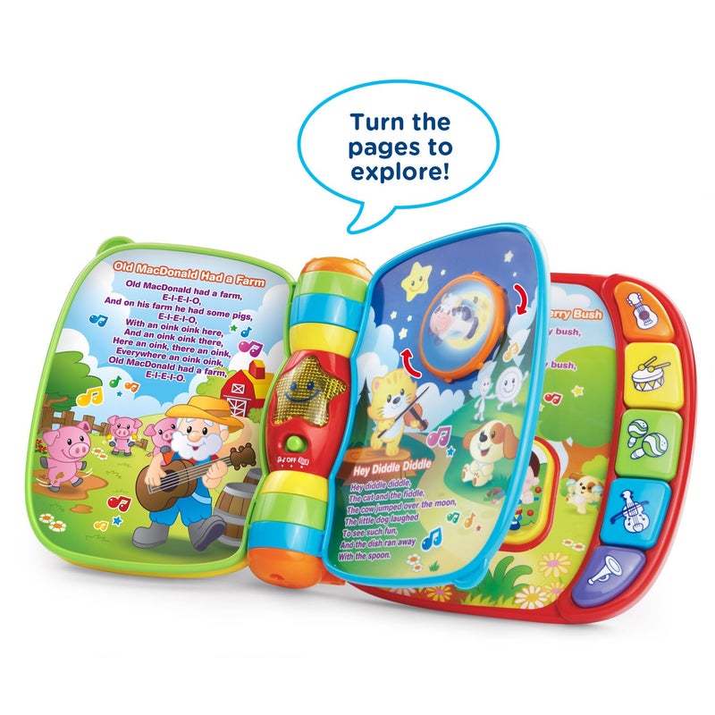 VTech Musical Rhymes Book, Red - Image 2