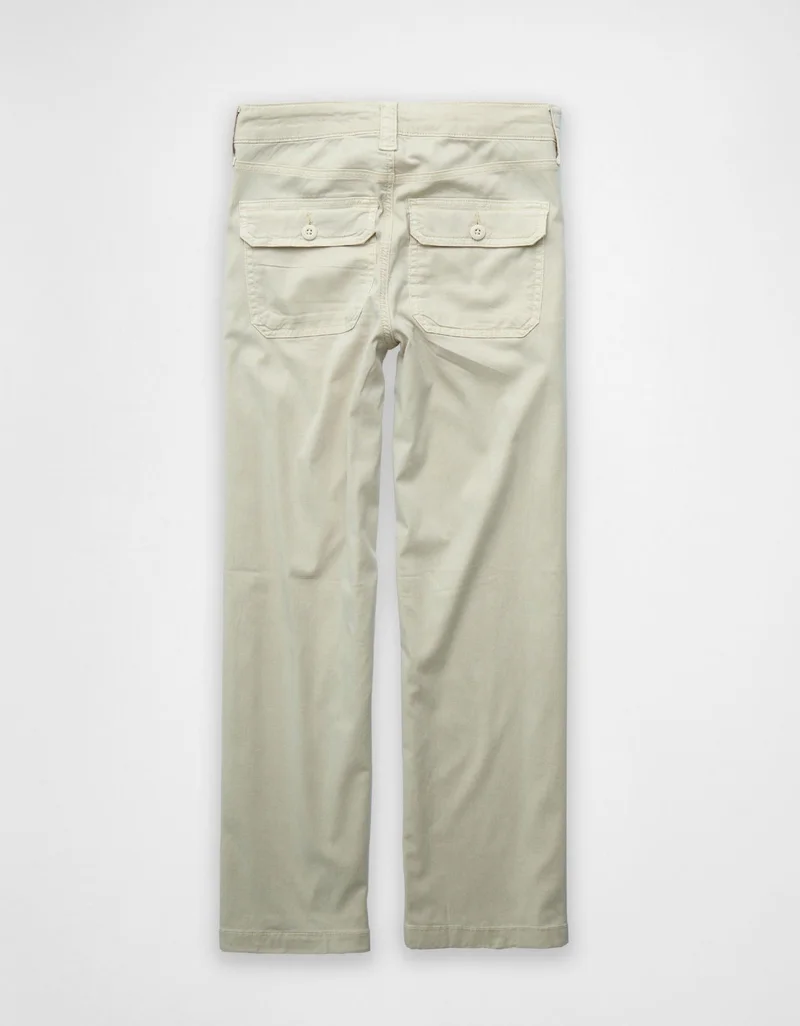 American Eagle AE Dreamy Drape Stretch High-Waisted Stovepipe Crop Pant