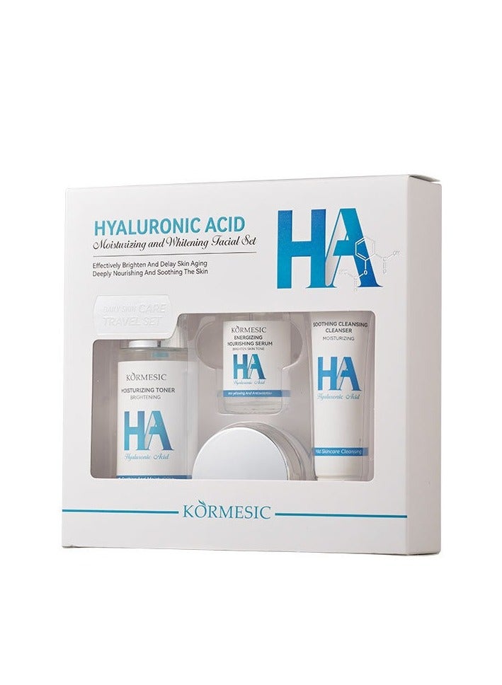 Kormesic حمض الهيالورونيك مجموعة الوجه ترطيب عميق ، ترطيب وإصلاح الجلد - Image 1