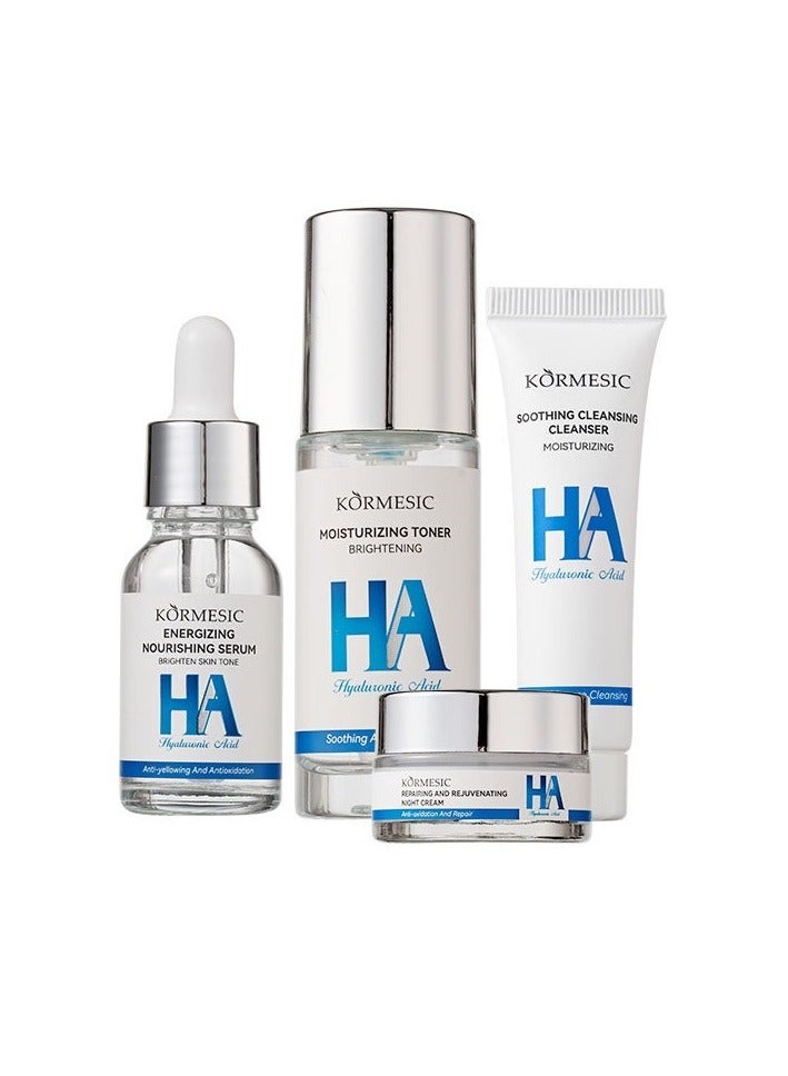 Kormesic حمض الهيالورونيك مجموعة الوجه ترطيب عميق ، ترطيب وإصلاح الجلد - Image 2