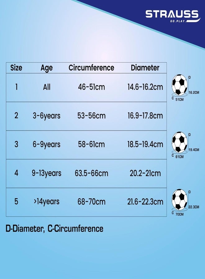 Strauss Official Football Size 3 | Professional Match Ball for Indoor & Outdoor Games & Training for Kids & Adults | Granular Texture with High-Performance Grained Surface, (White) - Image 5