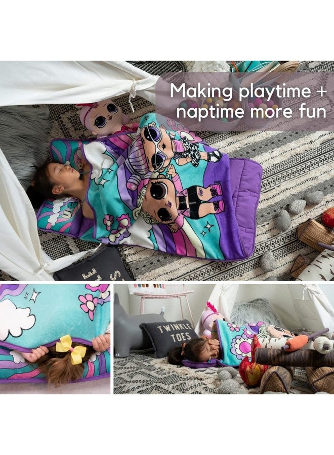 Franco Lol Surprise! 24(W) X 45(L) Soft Toddler Nap Mat With Pillow And Blanket Perfect For Preschool Daycare And Travel (100% Official Licensed Product) - Image 3