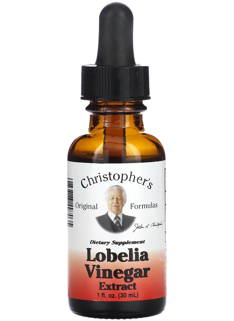 Christopher's Original Formulas Lobelia Vinegar Extract, 1 fl oz (30 ml) 