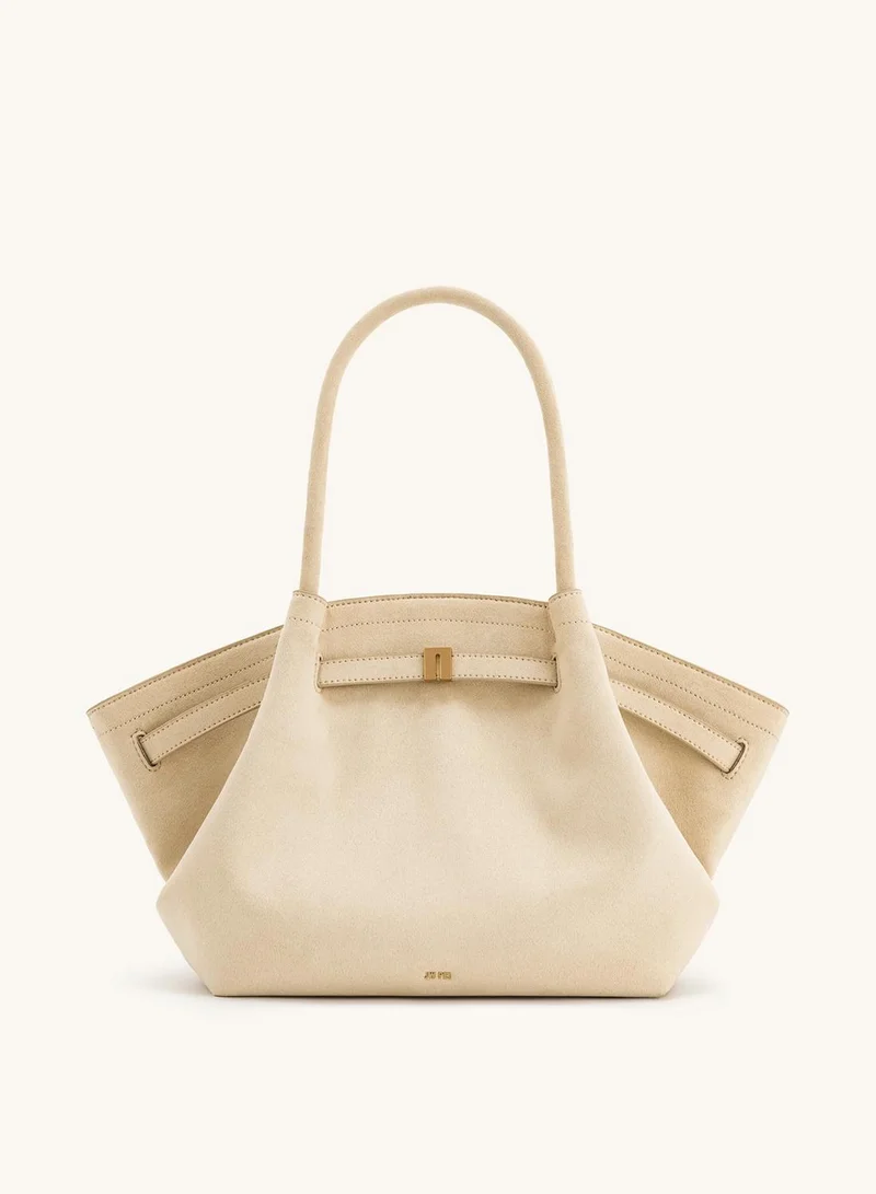 JW PEI Hana Medium Faux Suede Tote Bag