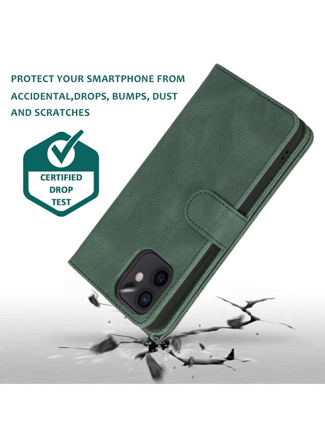 S-TOP Case For iPhone 12 Pro Max Skin-feel Crazy Horse Texture Zipper Wallet Bag Horizontal Flip Leather Case with Holder & Card Slots & Wallet & Lanyard - Image 3