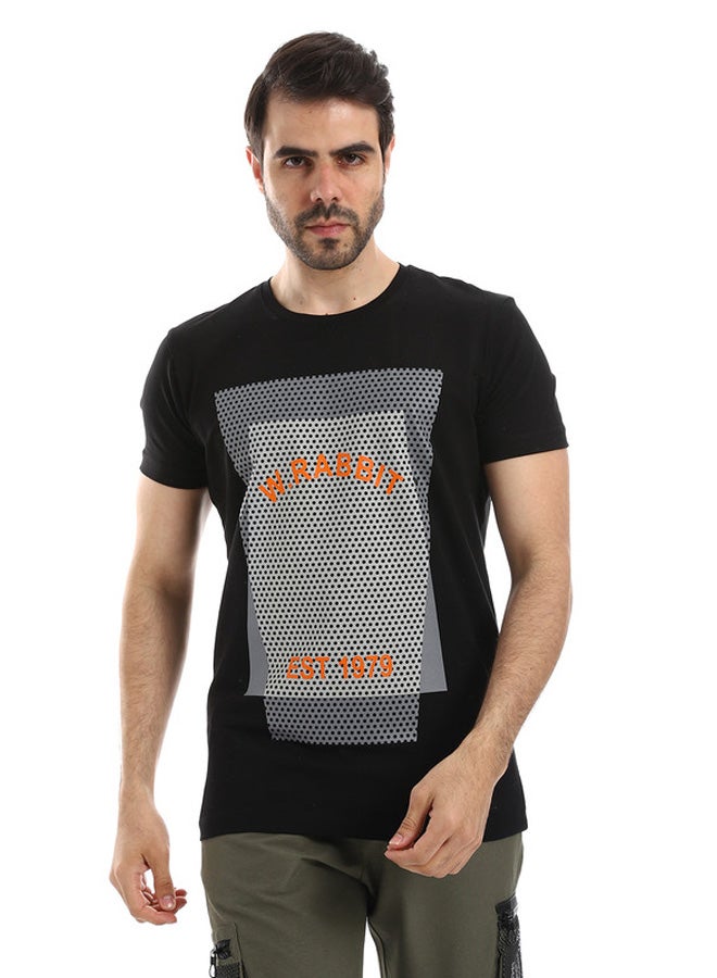 WHITE RABBIT White Rabbit"W.Rabbit EST 1979" Printed Round Neck T-Shirt  - Image 1