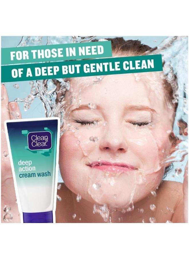 Clean & Clear Deep Action Cream Wash 150ml - Image 2