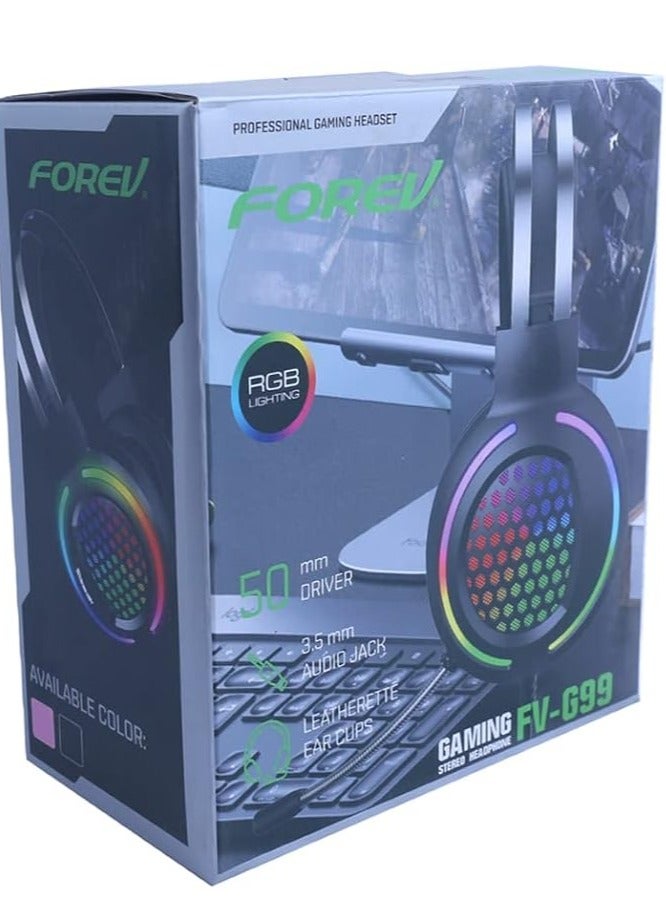 Forev HEADPHONE GAMING FOREV GAMING FV-G99-7*1  - Image 2