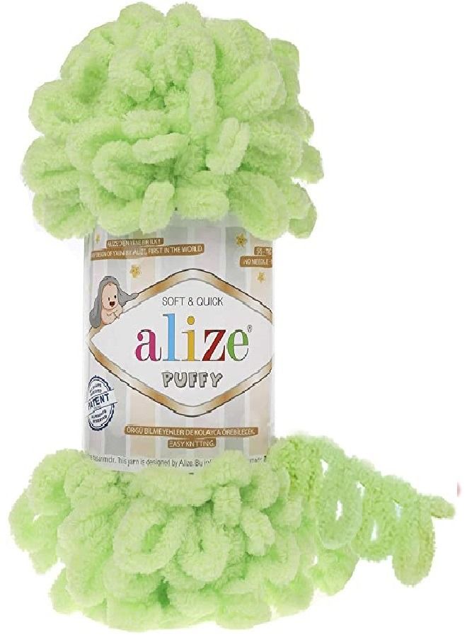 ALIZE PUFFY HAND KNITTING YARN COLOR NO.41 (PACK OF 3PCS)