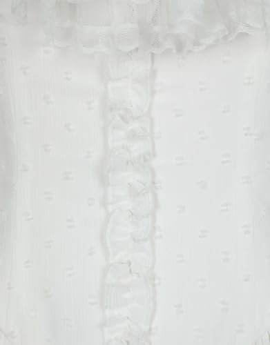 miccostumes Women's Rococo Dress Marie Antoinette Costume Ball Gown Victorian Dress (M) White - Image 5