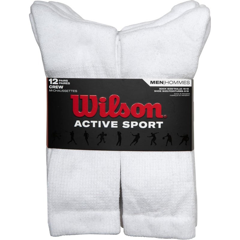 Men 12-pack Basic Crew Socks Socks pack of 12 - Image 2