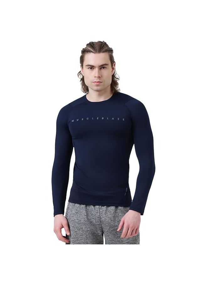 MuscleBlaze Full Sleeve Air Tech Compression MuscleTee for Men-L - Image 1