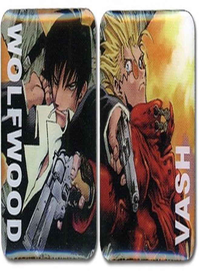 Trigun: دبابيس Vash & Wolfwood (مجموعة من 2)