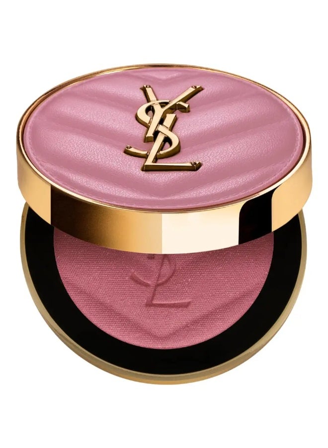 Yves Saint Laurent YSL Make Me Blush 24H Buildable Blurring Powder Blush 44 Nude Lavallière – Long-Lasting Soft-Focus Powder Blush, Buildable Neutral Pink - Image 1