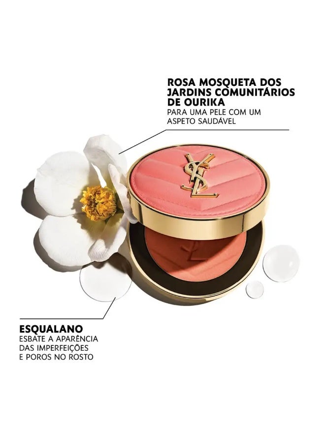 Yves Saint Laurent YSL Make Me Blush 24H Buildable Blurring Powder Blush 44 Nude Lavallière – Long-Lasting Soft-Focus Powder Blush, Buildable Neutral Pink - Image 4