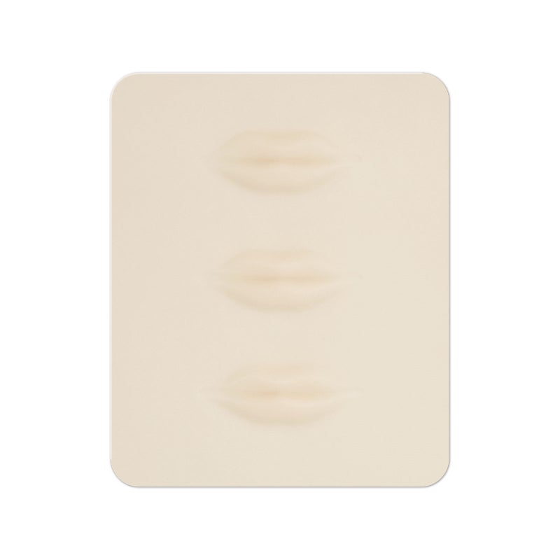 3D Lip PMU Practice Skin - Soft Silicone Lip Blush Practice Skin with Human Skin - Like Texture - Lip Tattoo Practice Skin – PMU Supplies - Image 1