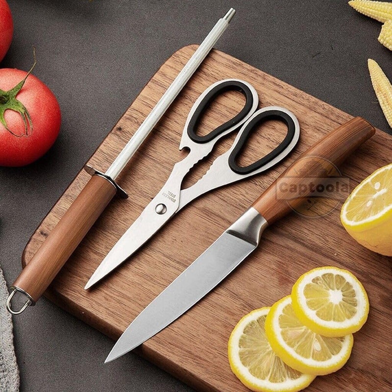 Captoola سكين كابتولا مع شارب ألماني من الفولاذ المقاوم للصدأ مقبض مجوف طقم من 2 - Image 5