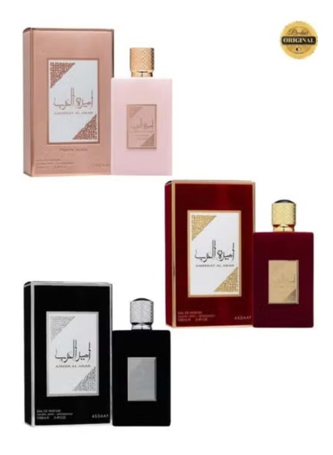 ASDAAF Princess of Arabia Perfume, Prive Rose, 100ml, Princess of Arabia Perfume, 100ml, Princess of Arabia Perfume, 100ml - Image 1