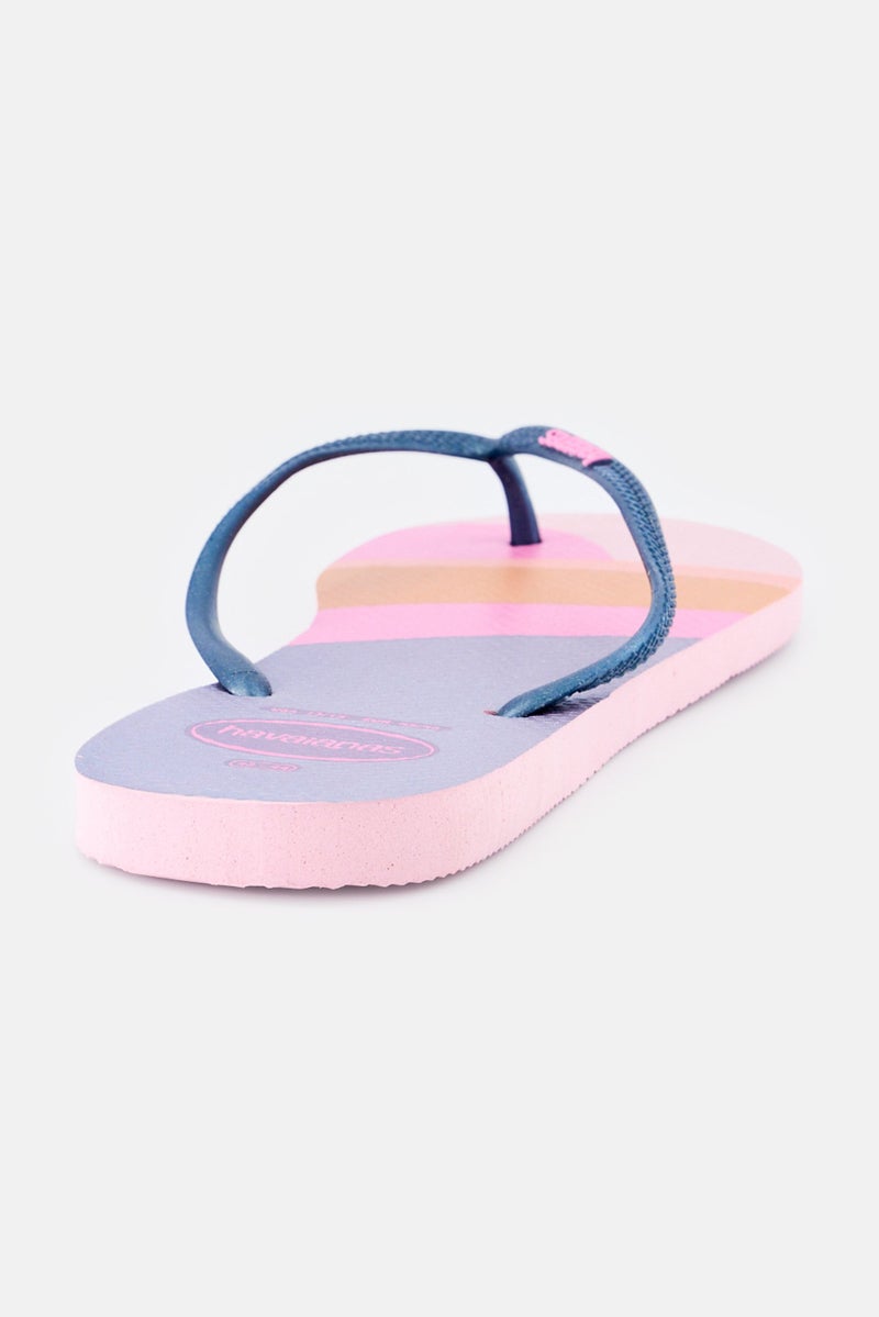 Havaianas Women Sl Palette Glw Fc Slip On Slipper, Multicolor - Image 3