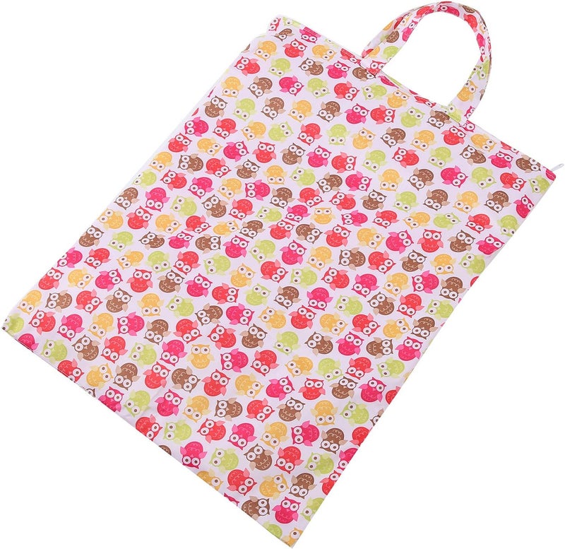 Dioche Wet Dry Bags For Diaper Bag, Diaper Wet Bag Large Capacity Zippered Wet Diaper Bag Washable Diaper Organizer Reusable Diapers Baby For Travel Beach Pool (H16) - Image 2