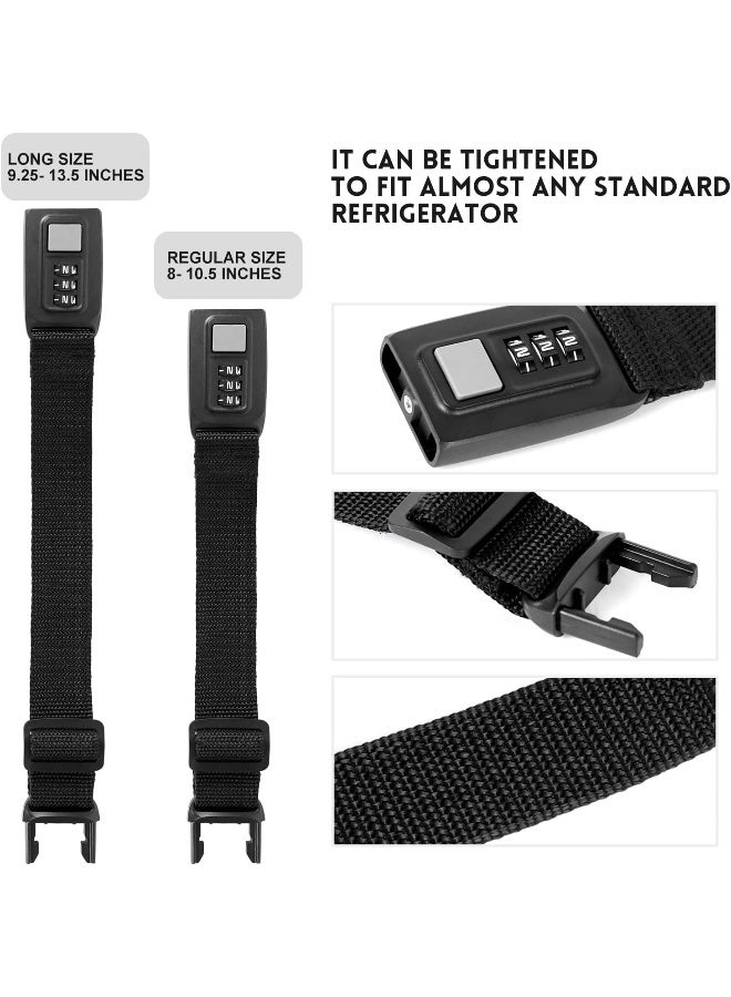 Veronica Child Safety Refrigerator Locks Multi-Functional French-Door Refrigerator and Cabinet Lock Multi Use Baby Cabinets Latches - Image 2