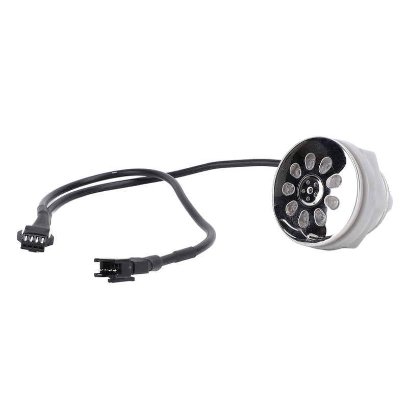 Bathtub Air Nozzle: 6-Hole Design Premium Plastic - RGB Light & Gentle Massage Effect Spa Bubble Nozzle for Home Bathtub Spa Upgrade - Image 2