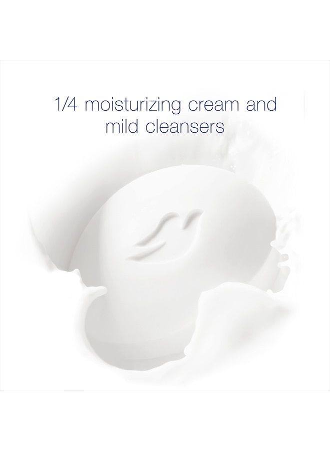 Dove Beauty Bar Gentle Skin Cleanser Moisturizing for Gentle Soft Skin Care Original Made With 1/4 Moisturizing Cream 3.75 oz, 4 Bars - Image 2