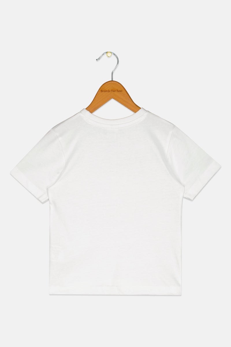 Peanuts Toddlers Boy Graphic Print Short Sleeve T-Shirt, White - Image 2