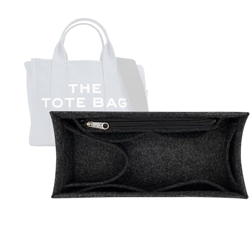 Lckaey bag insert organizer for marc jacobs handbags large tote bag insert Y065blackL - Image 1