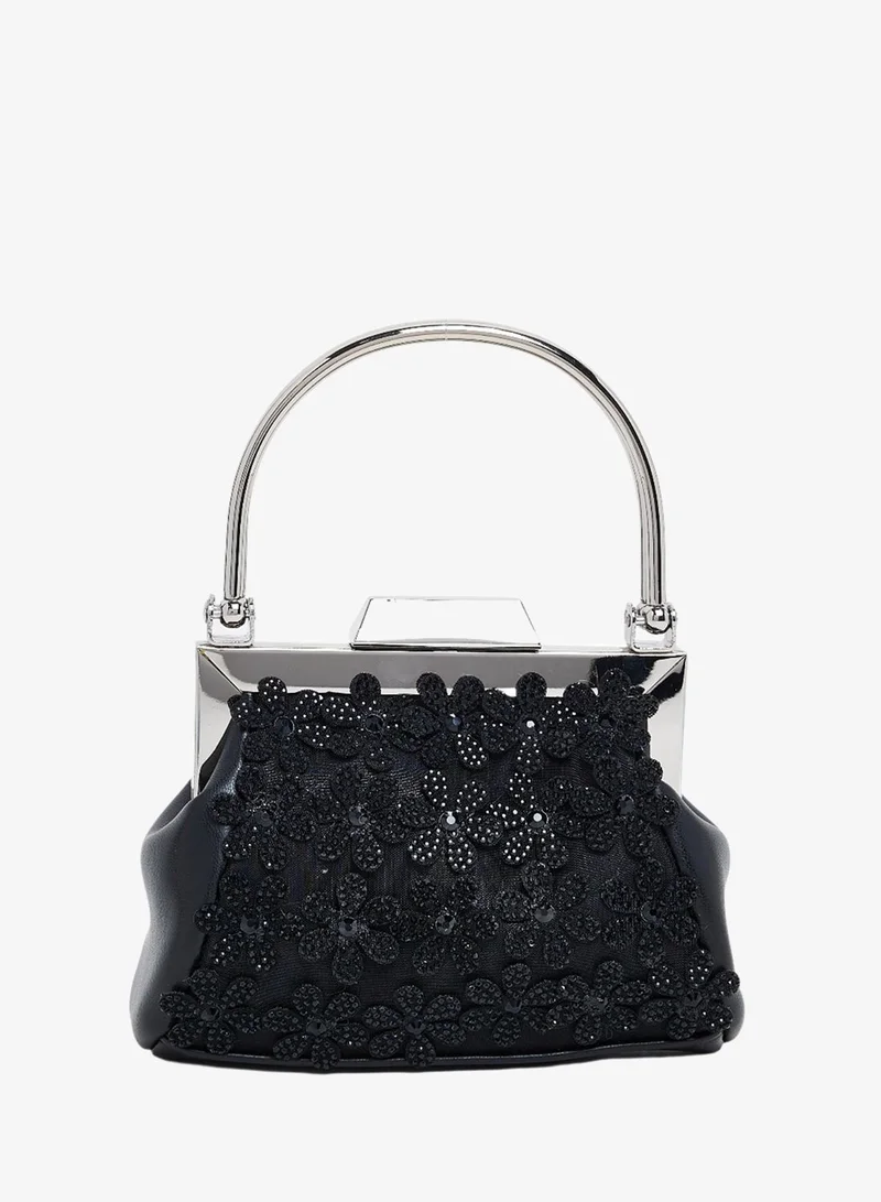 ستيف مادن Steve madden sehara women's black clutch