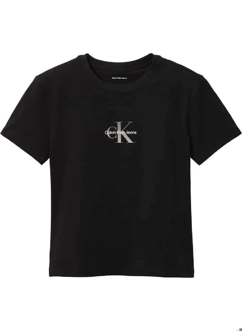 Calvin Klein Jeans  Gradient Monogram Logo Slim T-Shirt for Women | Best Price UAE