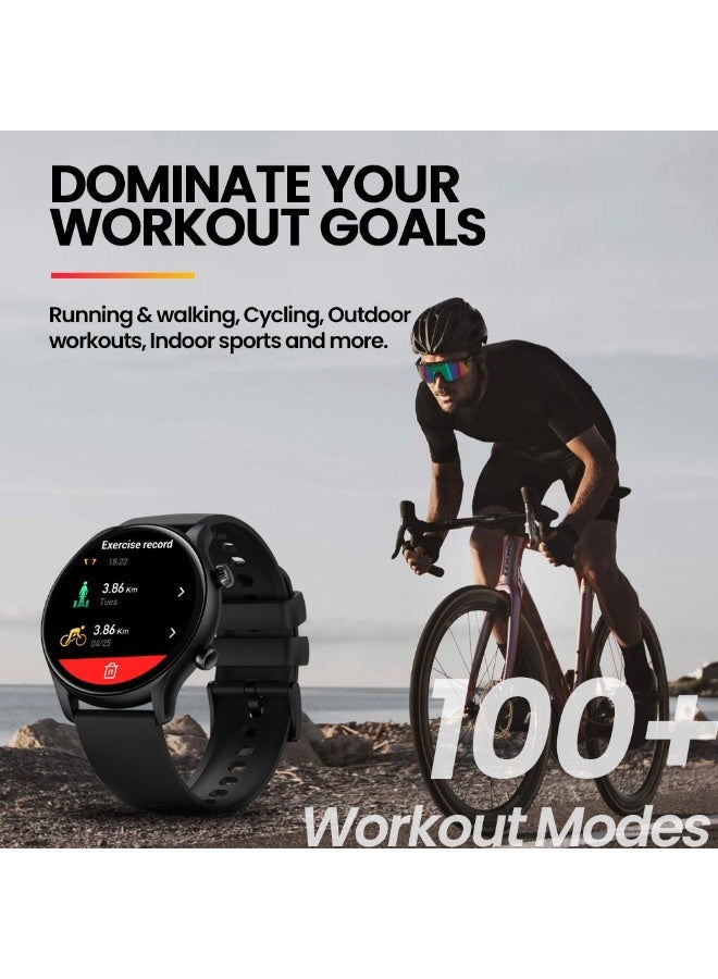 Zeblaze Smartwatch with Bluetooth Calling, Heart Rate Monitor, Step & Fitness Tracker – Unisex Smart Watch for Android & iOS, Activity & Sleep Tracking, Black - Image 2