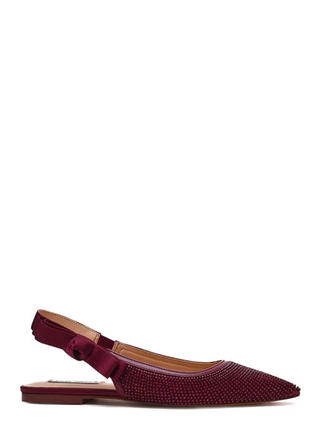Olyvia-B Wine Women's Flat-Evening Shoes